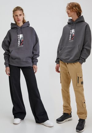 Felpa con cappuccio - grey