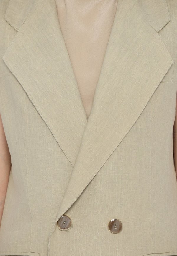 DRAMMA - Waistcoat - salvia3