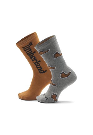 ALL OVER 2 PACK - Sokken - medium grey heather
