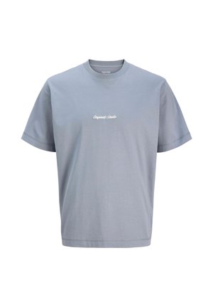JORNORREBRO EMB TEE SS CREW NECK PLS - T-shirts med print - tradewinds
