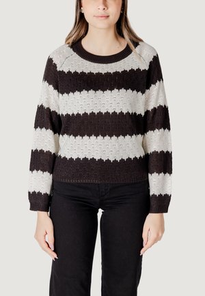 SUN MINNA L/S  - Maglione - black-white