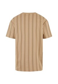 Urban Classics Print T-shirt - unionbeige white black