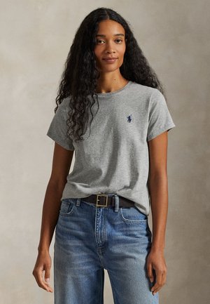 Polo Ralph Lauren CLASSIC FIT CREWNECK TEE - Βασικό μπλουζάκι - cobblestone heather