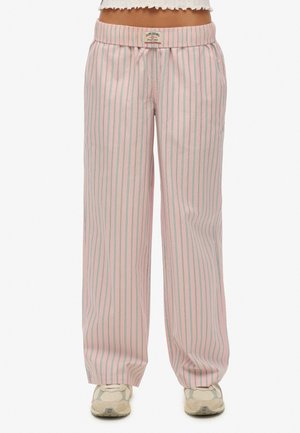 STRIPE ELASTICATED - Stoffhose - suffolk pink stripe