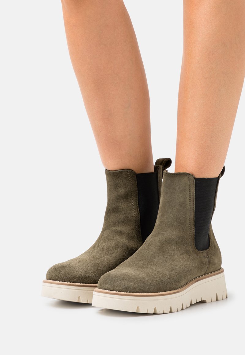 Marc O'Polo CLEO - Bottines à plateau - oliv