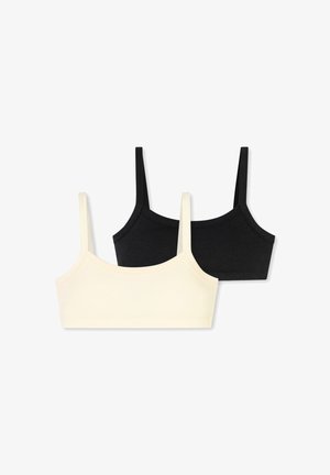 2-PACK FRESH VIBE - Bustier - schwarz weiss