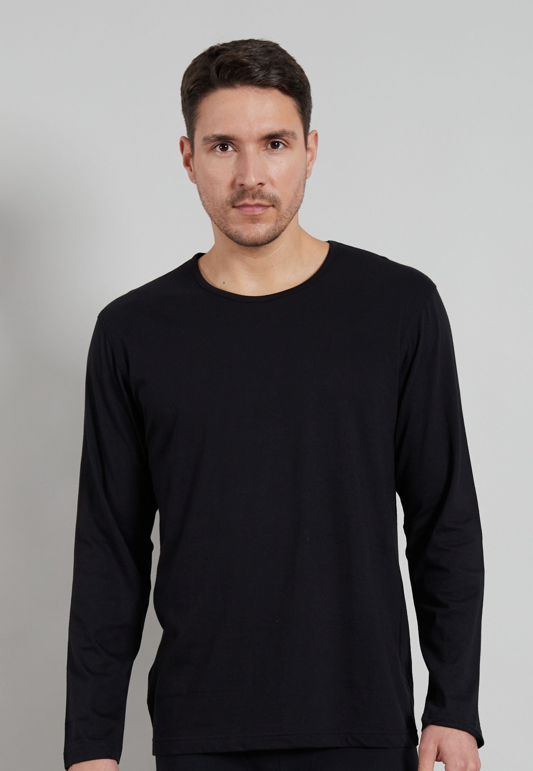 Götzburg 3ER PACK Unterhemd/-shirt schwarz dunkel uni/schwarz