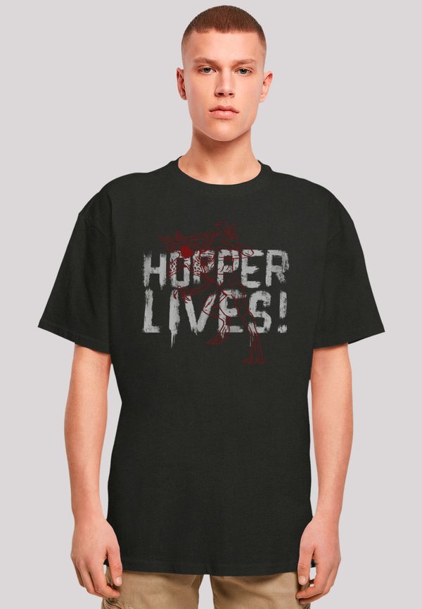 STRANGER THINGS HOPPERS LIVE NETFLIX TV SERIES - T-Shirt print - schwarz