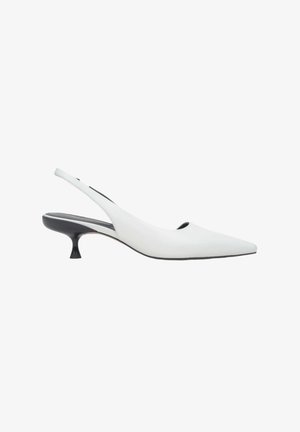 ESTRO, SLINGBACK - Escarpins - white