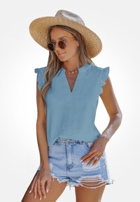 Non sélectionné, light blue