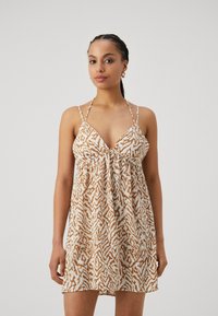 ONLY - ONLNOVA LIFE LUX RAE DRESS  - Hverdagskjole - toasted coconut Miniaturebillede 1