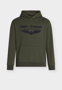 AMERICAN CLASSIC LOGO HOODIE - Kapuzenpullover - beluga