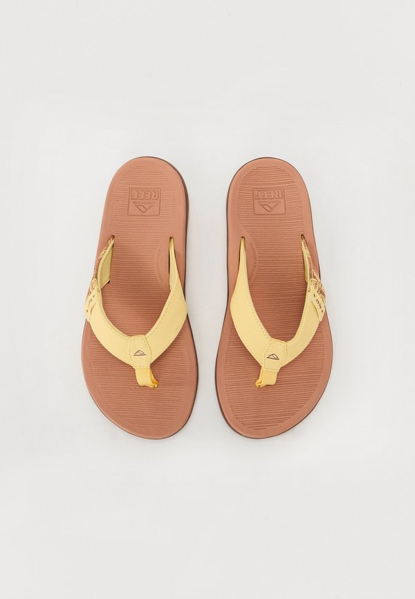 SANTA ANA - T-bar sandals - pale banana4