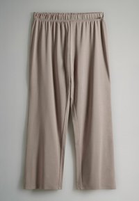 THE SET REGULAR FIT - HENLEY LONG SLEEVE 2 PACK SET - Komplet pižame - light grey taupe brown