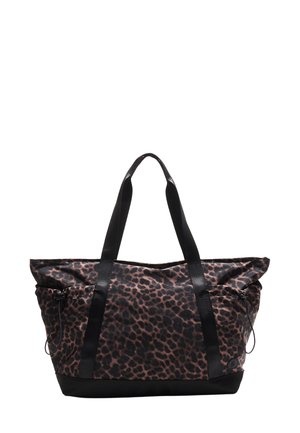 Shopping bags - mottled brown