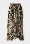 VMHOLLY MIDI FRILL SKIRT - Gonna a campana - black/beige