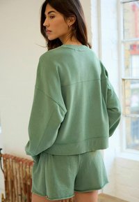 Next RAW DETAIL CREW NECK  - Melegítőfelső - muted green