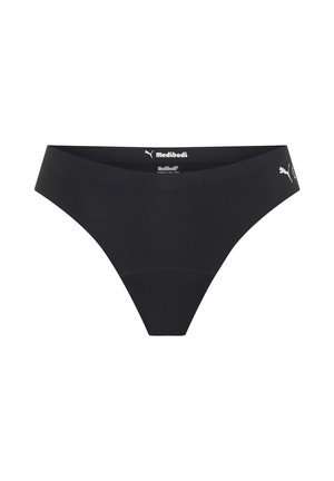 Modibodi, PUMA SEAMFREE LIGHT FLOW PERIOD PANTY THONG - Period underwear - onyx grey