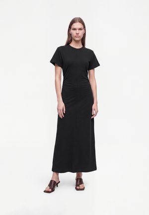New Look, SHIRRED SIDE MIDI - Jersey dress - black