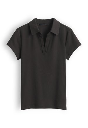 someday., SLIM POLO FIT - Polo shirt - dark truffle