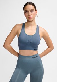 Hummel - SHAPING SEAMLESS - Sport-bh met medium support - stormy weather Miniatuurafbeelding 1