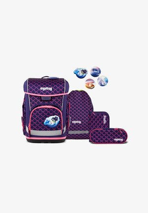 CUBO LIGHT SET - Juego de mochilas escolares - perlentauchbär - lila