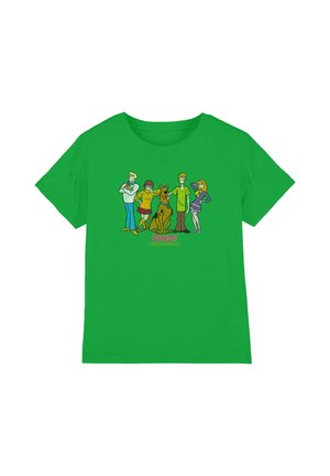 Cotton Soul, SCOOBY DOO SCOOBY GANG UNISEX - T-Shirt print - dark green