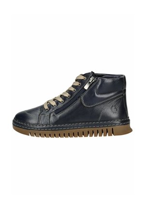 Stivaletti con plateau - navy
