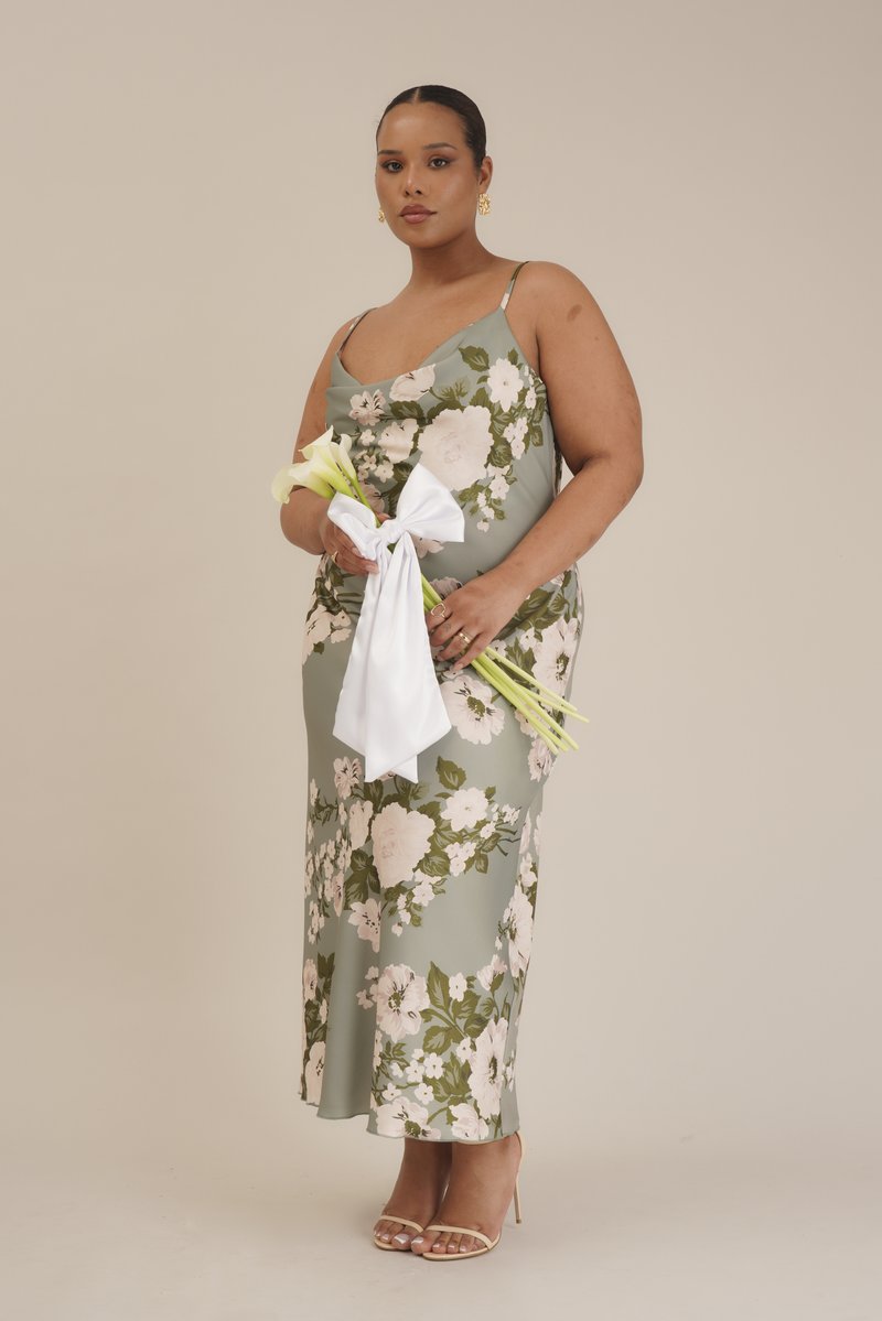 WAL G CURVE AUTUMN WEDDING - CARA COWL NECK PRINT MIDI - Cocktail dress / Party dress - sage green/light green - Zalando.ie WAL G CURVE AUTUMN WEDDING - CARA COWL NECK PRINT MIDI - Cocktail dress / Party dress - sage green/light green - Zalando.ie