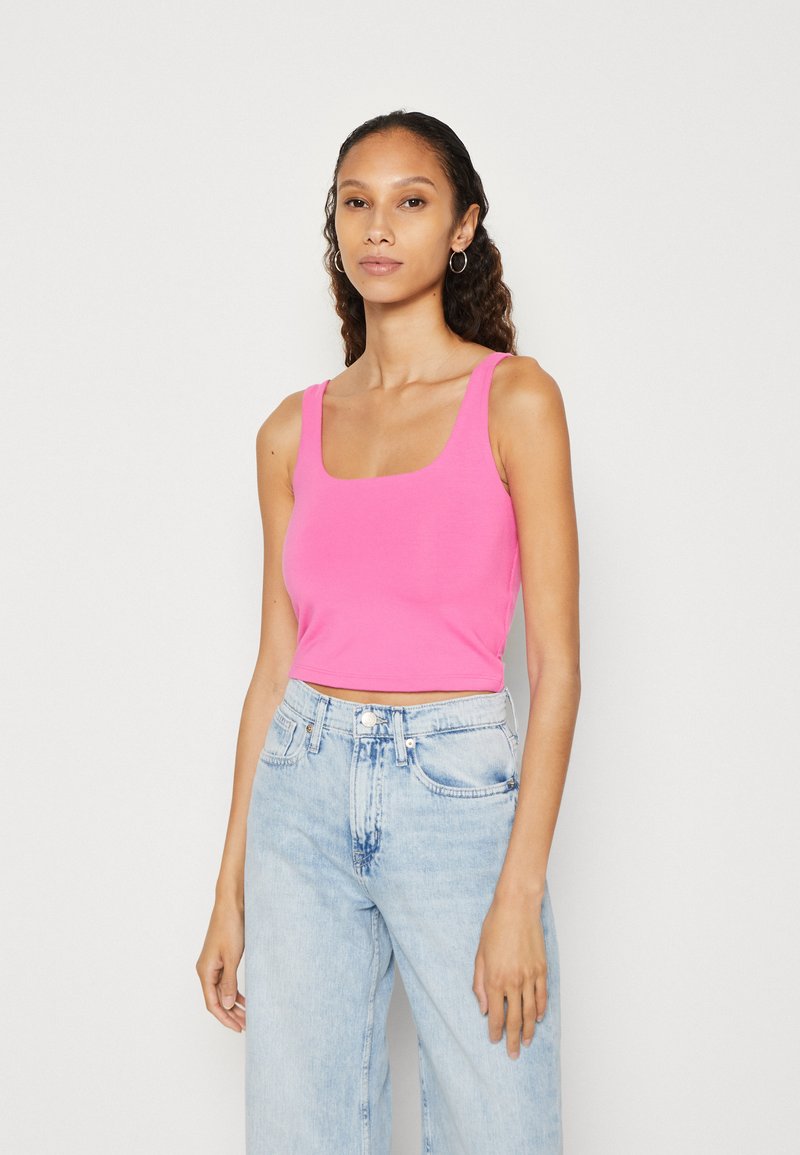 GAP CROP BRAMI Top sizzling fuchsia/neonpink Zalando.dk