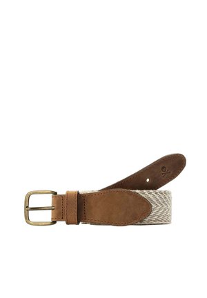 Braided belt - taupe