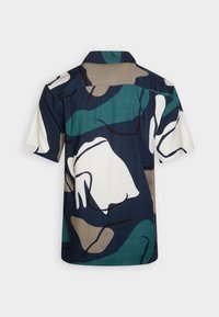 Only & Sons ONSDAB ABSTRACT SLUB - Vapaa-ajan kauluspaita - dark navy