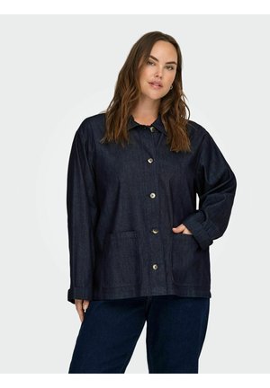 CARASHBY - Jeansjacke - dark blue denim