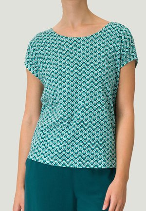Blouse - turquoise