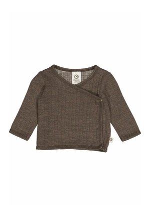 Vest - walnut melange