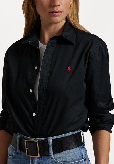 Polo Ralph Lauren LONG SLEEVE BUTTON FRONT SHIRT - Πουκαμίσα με κουμπιά - black