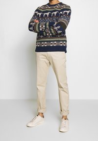 J.CREW Stickad tröja - dark blue