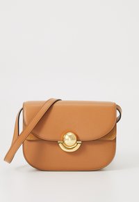 SFERA MINI CROSSBODY ROUND - Taška cez plece - cognac