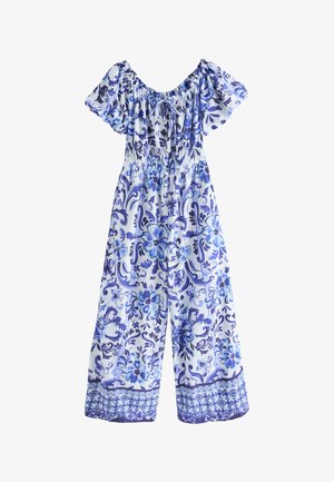 Next, Jumpsuit - white black