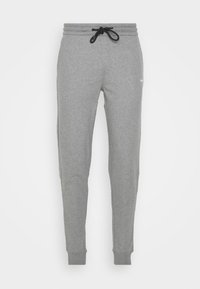 Calvin Klein - SMALL LOGO - Träningsbyxor - mid grey heather - 0