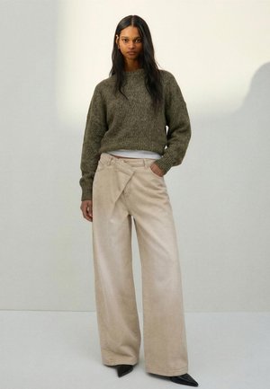 Széles szárú - taupe