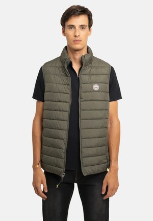 REVERSIBLE STORM - Veste sans manches - kaki