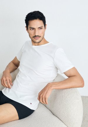 TEE 3 PACK - Camiseta interior - black/white/grey heather