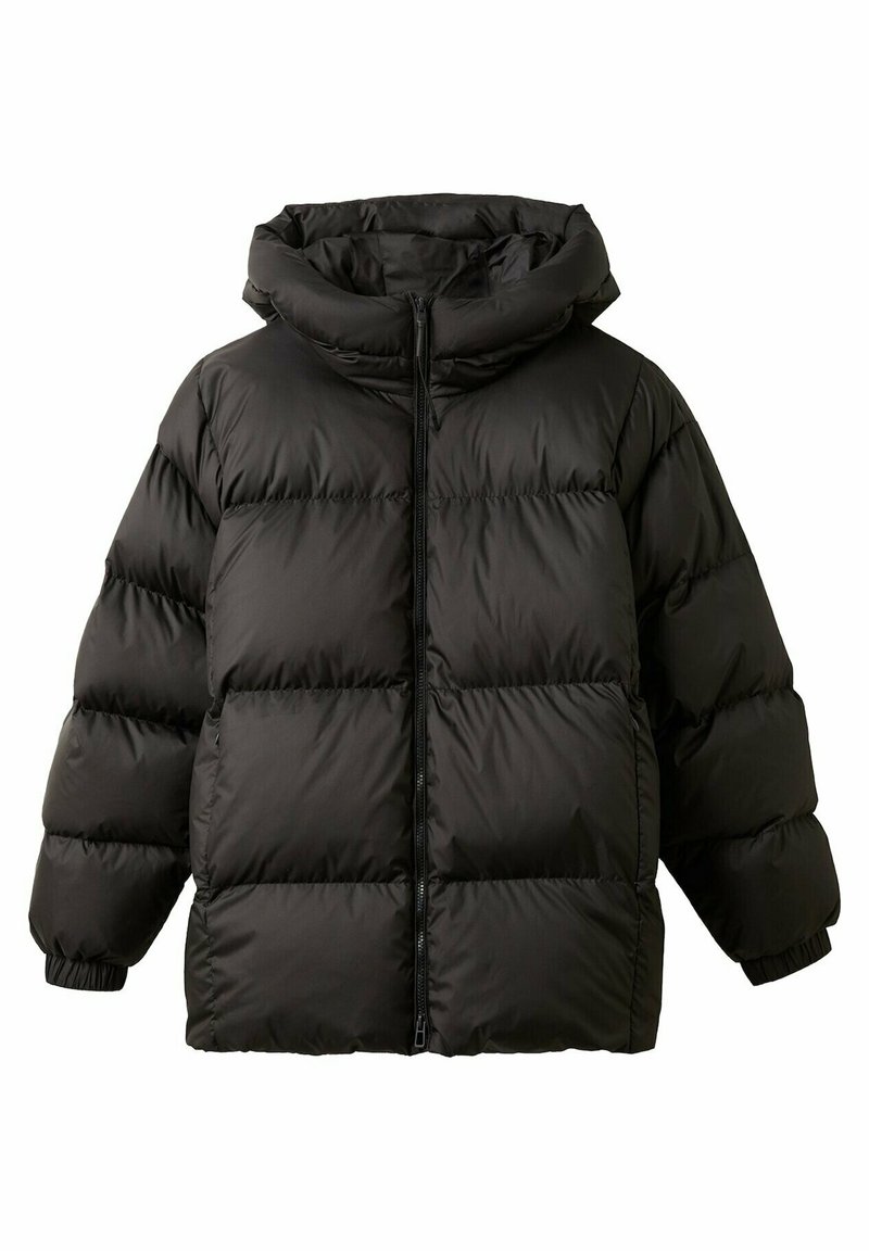 Tom Tailor Denim Gewatteerde jas zwart