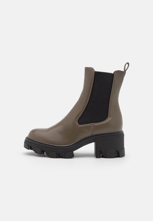Botines con plataforma - khaki