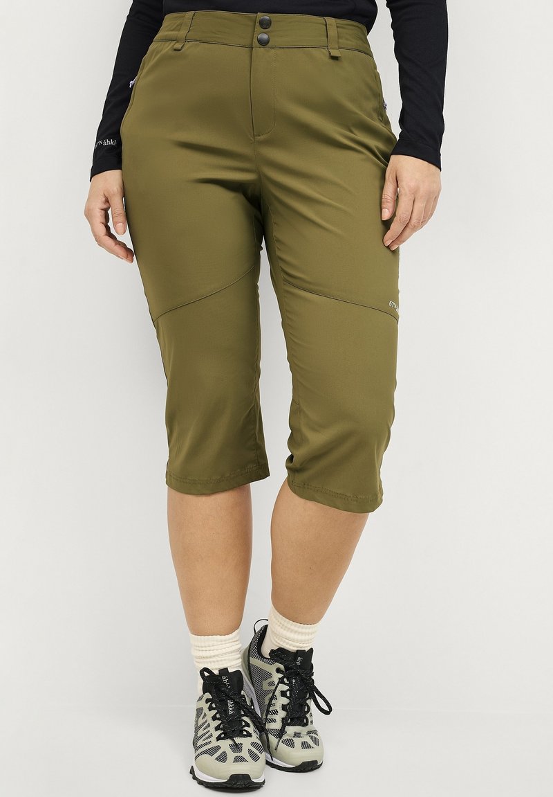 Áhkká TREKKING - Shorts - olivgrün