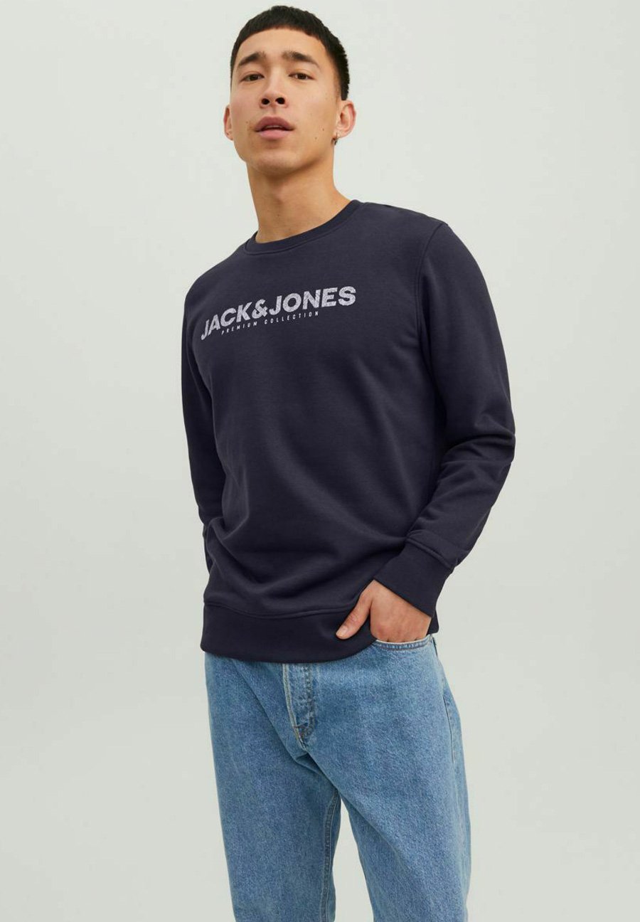 JACK & JONES Jcogeo Sweat Crew Neck SMU, marshmallow, M