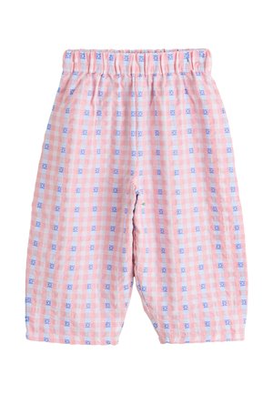 REGULAR FIT PULLON BARREL  - Broek - pink blue gingham