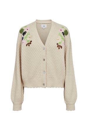 Nümph, NUMAGGIE CARDIGAN - Gilet - whitecap gray