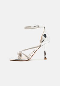 ONLAUBREY - Højhælede sandaletter / Højhælede sandaler - silver